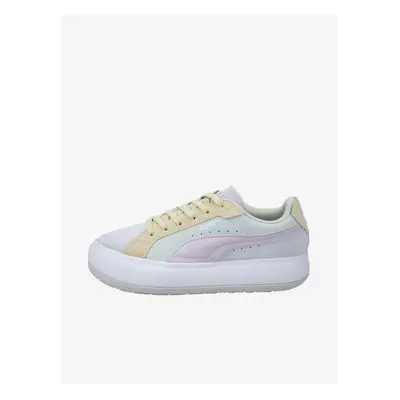 Yellow-grey women's sneakers with suede details Puma Suede Mayu - Women's