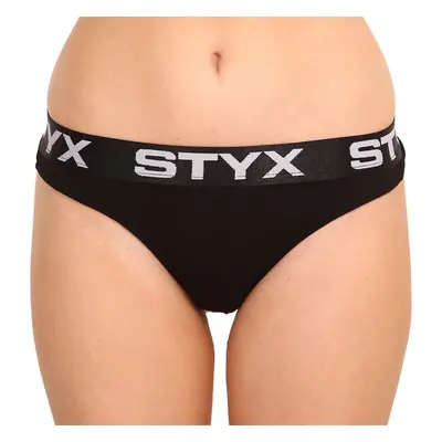 Women's thong Styx sports rubber