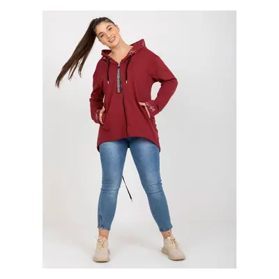 Sweatshirt-RV-BL-8266.34P-burgundy