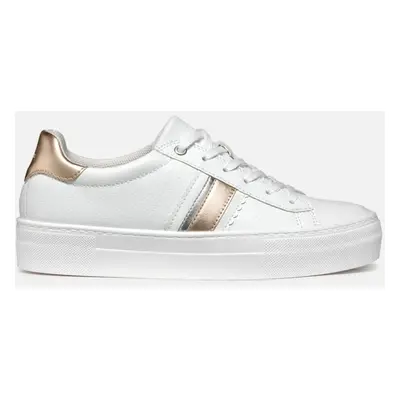 White women's sneakers Geox Claudin - Women's