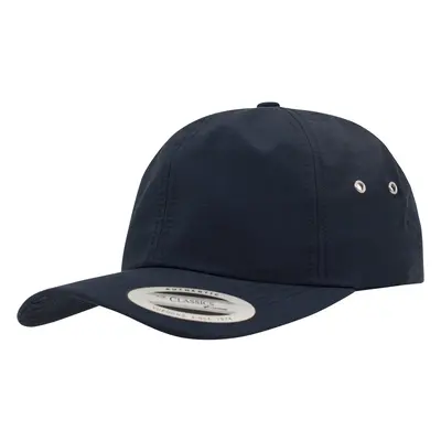 Low-profile water-repellent navy beanie