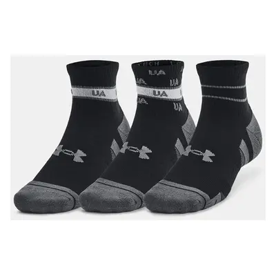 Under Armour Perf Tech Nvlty 3pk Qtr Socks