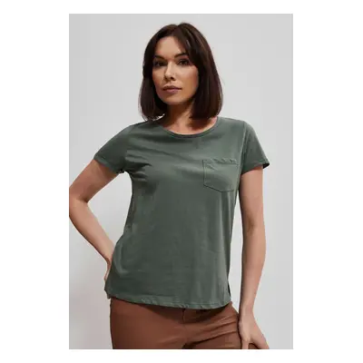 Cotton T-shirt with pocket