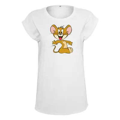 Women's T-shirt Tom & Jerry Mouse white