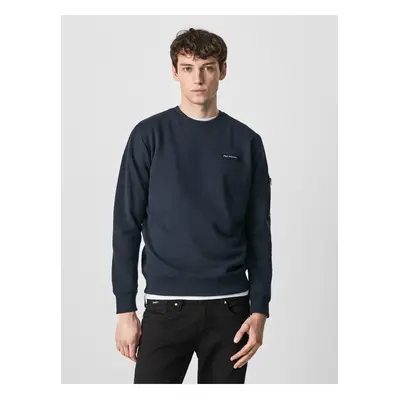 Dark blue Mens Sweatshirt Pepe Jeans Devon - Men