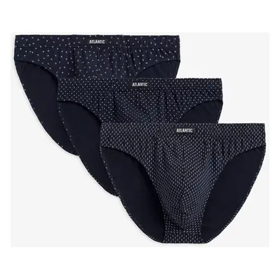 Men's sports briefs ATLANTIC 3Pack - dark blue