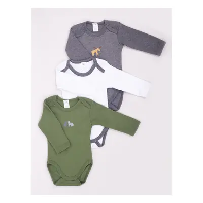 Yoclub Kids's Long Sleeve Bodysuits 3-Pack BOD-0203C-A23D