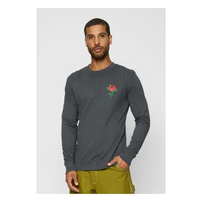 Rose Crewneck Charcoal