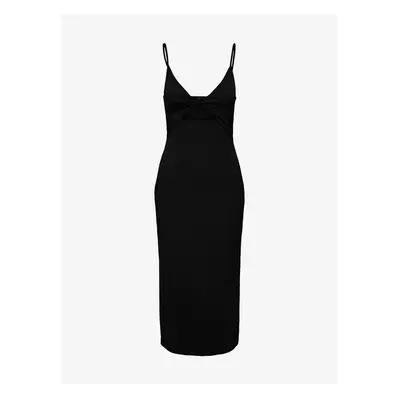 Black Women's Pencil Maxi-dresses ONLY Debbie - Ladies