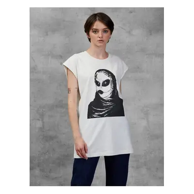 White women's elongated T-shirt Diesel - Women