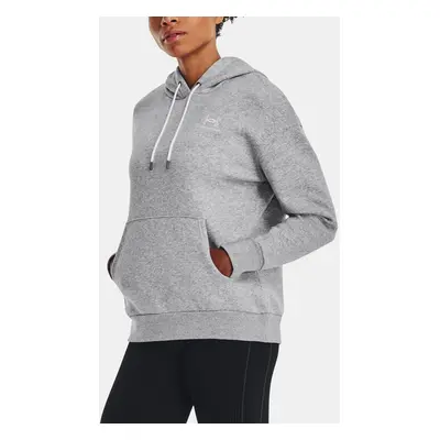 Under Armour Sweatshirt Essential Fleece Hoodie-GRY - Women