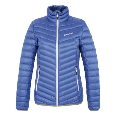 Women's lightweight insulated down jacket Hannah AYLA dazzling blue stripe