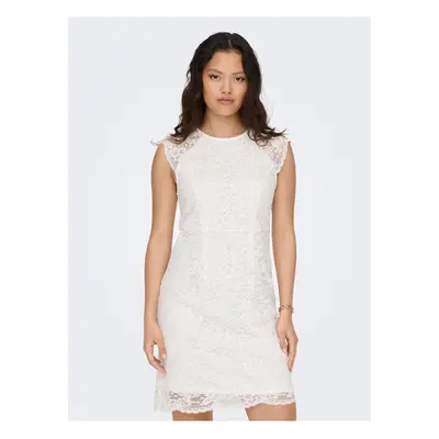 White women's lace sheath dress ONLY Arzina - Women's