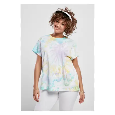 Women's T-shirt Tie Dye Boyfriend Tee pastel