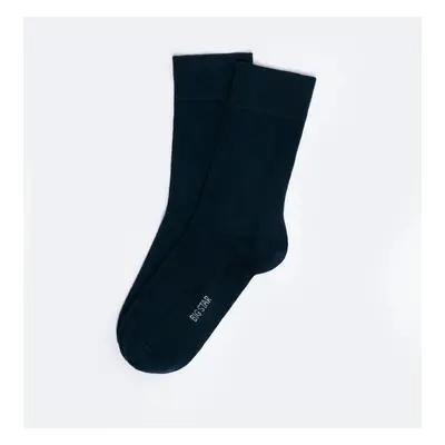 Big Star Man's Socks Navy Blue-403