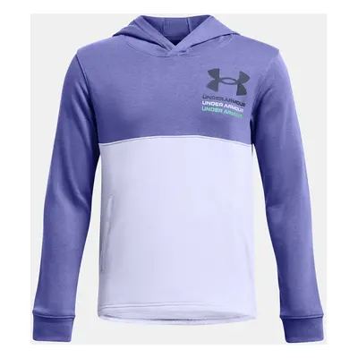 Under Armour Sweatshirt UA Boys Rival Terry Hoodie - PPL - Boys