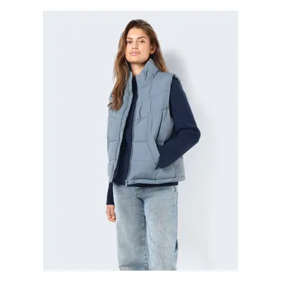 Grey Ladies Quilted Vest Noisy May Dalcon - Ladies