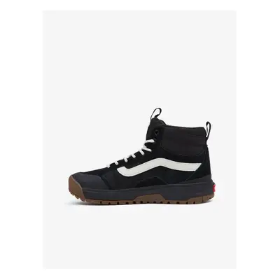 VANS UA UltraRange EXO Hi Black Womens Ankle Leather Sneakers - Womens