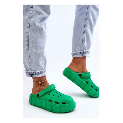 PS1 Női hab Crocs Platform Green Beckett