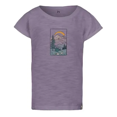 Cotton T-shirt for girls Hannah KAIA JR grape jam