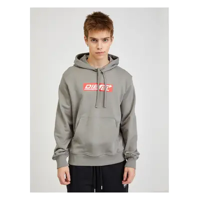 Green Mens Hoodie Diesel - Men