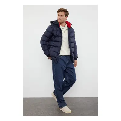 Trendyol Navy Blue Men's Regular Fit Puffer Winter Coat