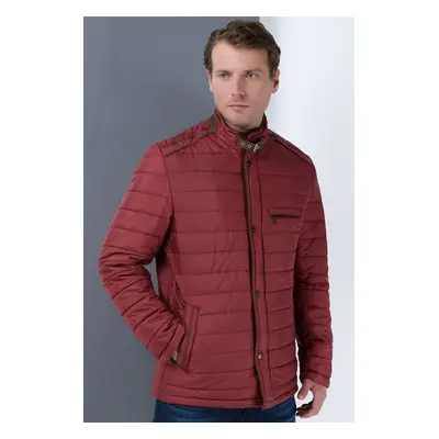 M8610 DEWBERRY SLIM FIT COAT-BURGUNDY