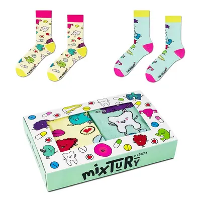 ZOOKSY/RAINBOW SOCKS Zoknikészlet Zooxy mixTURY orgonák pár