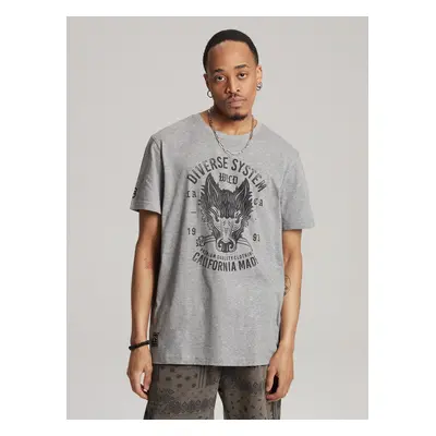 Diverse Men's printed T-shirt WOLF CALI