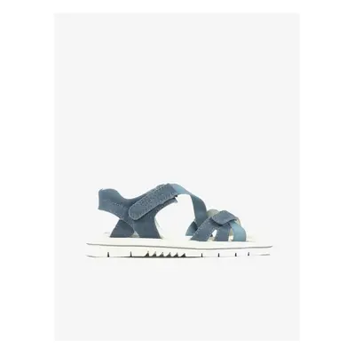 Blue Girls' Suede Sandals Richter - Girls