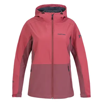 Women's softshell jacket Hannah ZURY LITE baroque rose/roan rouge