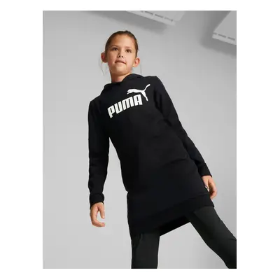 Black Girls' Hoodie Dress Puma ESS - Girls