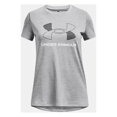 Under Armour T-Shirt UA Tech BL Twist SS-GRY - girls