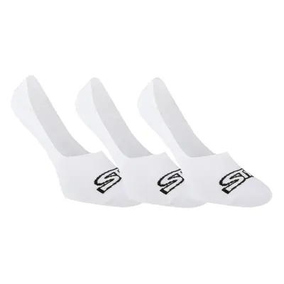 3PACK Styx extra low white socks