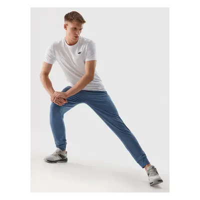 Men's quick-drying sports pants 4F - denim