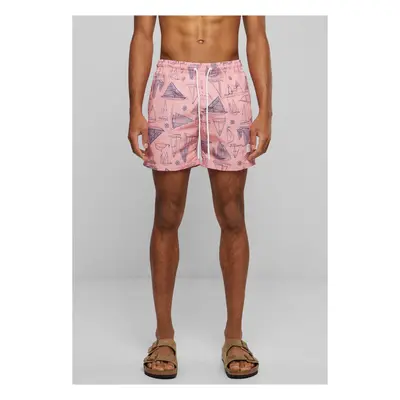 Pattern of swimming shorts yacht aop