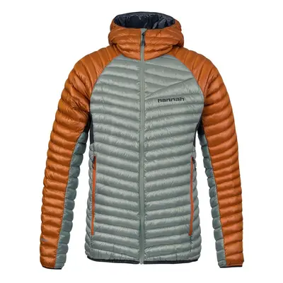 Men's down jacket Hannah MIO HOODY rust/lily pad