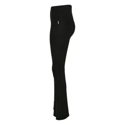 Women's Organic Interlock Bootcut Leggings - Black