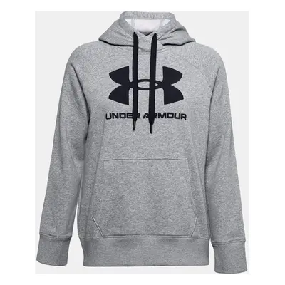 Under Armour Sweatshirt Rival Fleece Logo Hoodie-GRY - Women