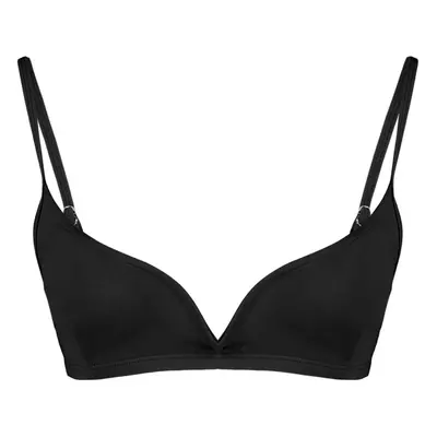 Trendyol Black Triangle V-Stringer Bikini Top