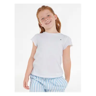 White Girls' T-Shirt Tommy Hilfiger - Girls