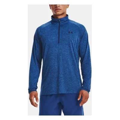 Under Armour T-Shirt UA Tech 2.0 1/2 Zip-BLU - Men