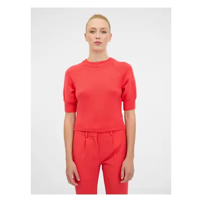 Orsay Red women's sweater with short sleeves - Women's