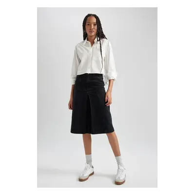 DEFACTO Fashion Fit Jean Midi Skirt