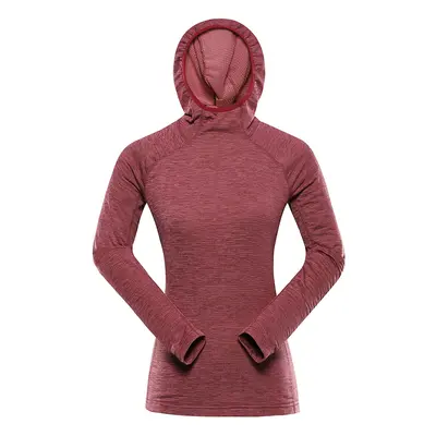 Women's quick-drying sweatshirt ALPINE PRO ROLTA anemone