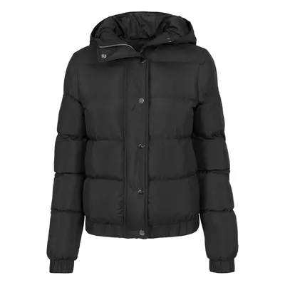 Women's Puffer Hooded Jacket Black