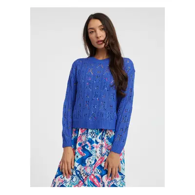 Blue Women Patterned Sweater JDY Judith - Women