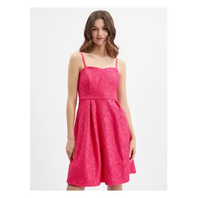 Orsay Pink Ladies Patterned Dress - Women