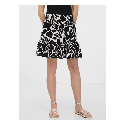 Orsay Black women's floral skirt - Women's