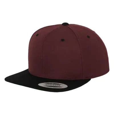 Classic Snapback 2-Tone Maroon/Blk